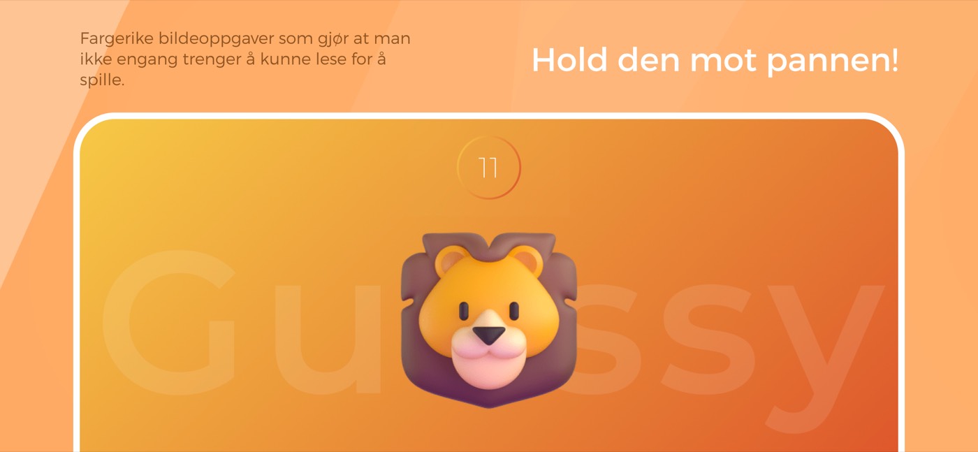 Under spillet fyller bildet hele skjermen
