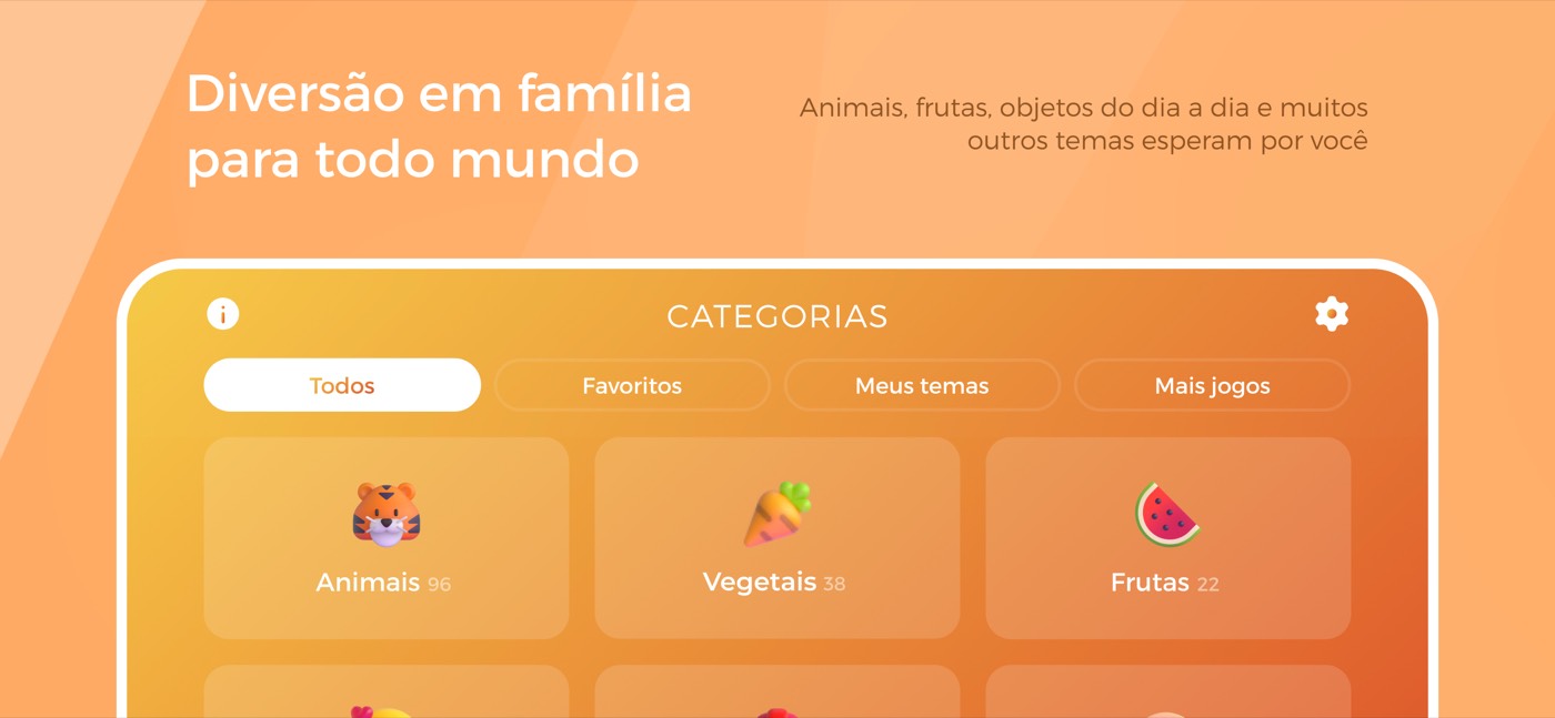 Escolha da categoria: toda rodada começa aqui